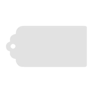 Biały kartonik do kluczy otwieraczy